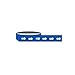 Brady 73950, Pipe Marker B736 2X12 White/Blue 25/Rl, 4 Rolls of 25 pcs
