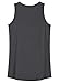 Latuza Women's Viscose Sleep Tank Top Sleeveless Pajamas Shirt L Dark Gray