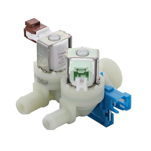 AEG, Electrolux, Zanussi Électrovanne Double Voie avec Débitmètre, Pièce de Rechange pour Lave-linge