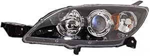 CarLights360: For Mazda 3 Headlight Assembly 2007 2008 2009 Driver Side | Halogen | DOT Certified | MA2518107