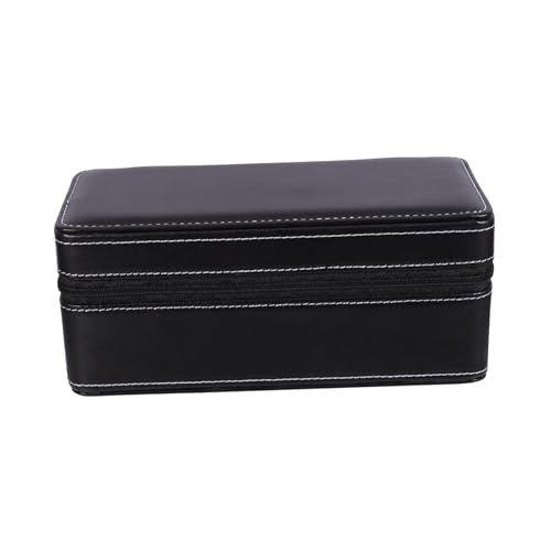 Ipetboom Mecánico Portátil De PU Con Ranuras Estuche De Viaje Para Almacenamiento y Exhibición De Relojes Para Personal y Corporativo