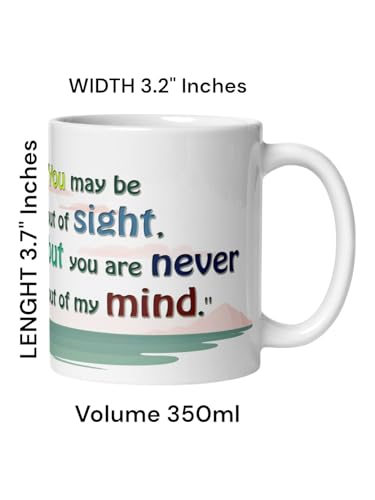 Image of Better Gift Flowers Missing You Mug, Round Shaped Multicolor Themed Coffee Mugs, Mug for Gifting, Gifting Items for Family, Friends & Closed Ones