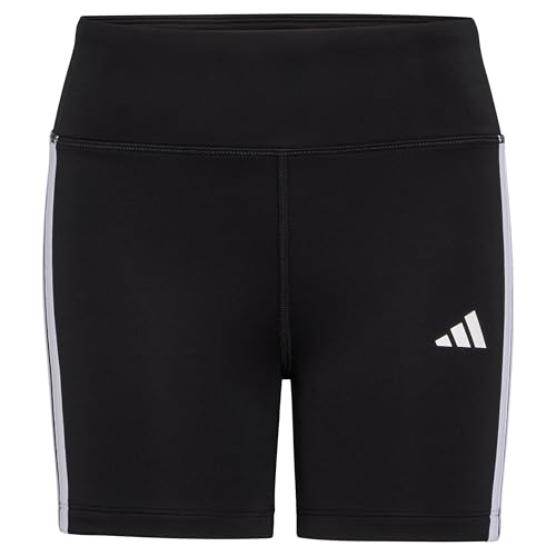 adidas Girls' 3-Stripe Bike Short, Black