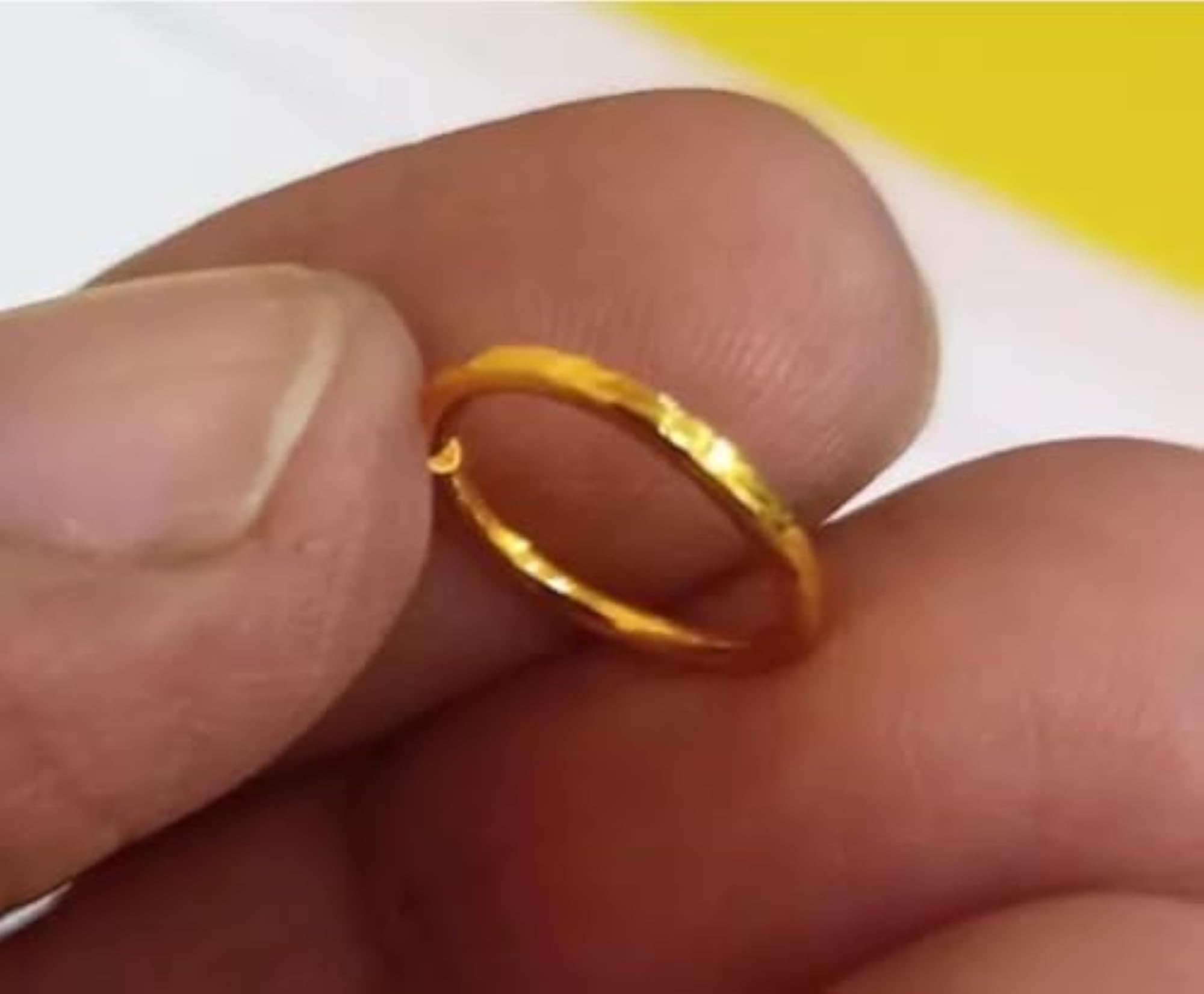 Pack of 2 Gold-Plated Nose Rings