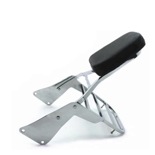 Barra sissy con portaequipajes trasero de acero para estante de carga
