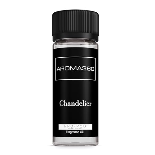Aroma360 - Chandelier Pro Pod Fragrance Oil Blend | Hotel Inspired Luxury Essential Oil Diffuser | Aromatherapy Scent Diffuser Oil | Bergamot Woodsy Sandalwood and Saffron 1.7 fl oz 50 mL