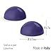 OPTP Half Balls (Pair) - No-Roll Half Ball Set for Stretching and Massage, Plantar Fasciitis Relief, and Muscle Tension in The Back, Legs, Feet and Body