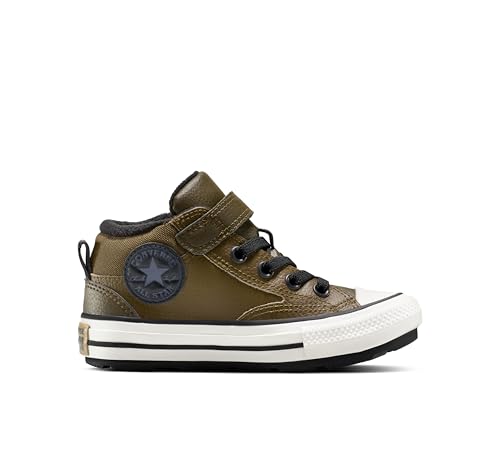 Converse Chuck Taylor All Star Malden Street Bottes imperméables pour enfant, Olive/blanc vintage, 13.5 Little Kid