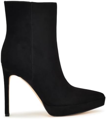 Nine West Women's DANISE Ankle Boot, Black 002, 9 | Image 1
