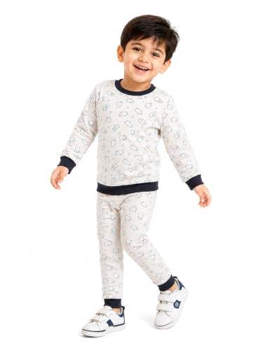 Image of TuddyBuddy Boys & Girls Half Sleeves T-shirt & Lounge Pant Nightwear Set - 100% Cotton Jersey