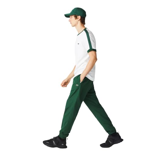 Lacoste Men's Regular Fit Water-Repellent Taffeta Trackpants, Bouleau, X-Large3