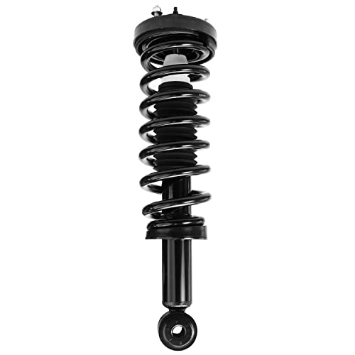 Image of Detroit Axle - RWD Struts Shocks for 2004-2008 Ford F-150 Lincoln Mark LT | 2005 2006 2007, 2 Front Struts w /Coil Spring Assembly 2 Rear Shock Absorbers Replacement Suspension Kit