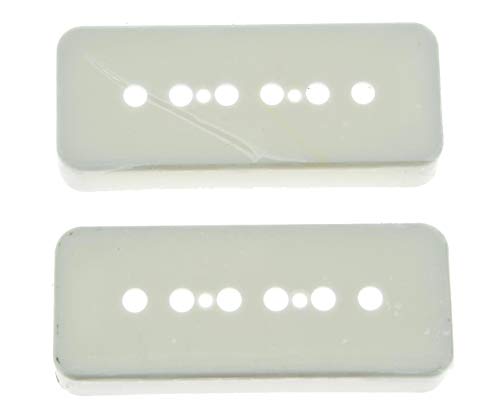 Micro P90 Soapbar capot guitare blanc 50mm entraxe plots Kaish lot de 2