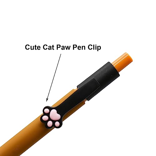 Set de 9 bolígrafos retráctiles con diseño de gato miniatura 4