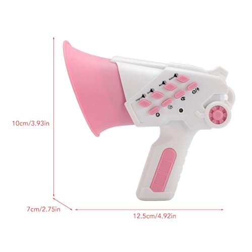 Trocador de voz portátil infantil, dispositivo de mudança de voz com efeitos sonoros engraçados, con