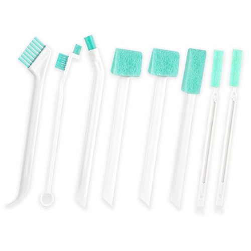 Image of Small Cleaning Brushes Household Use,8pcs Crevice Cleaning Brush,Cleaning Tools for Housekeeping,Window Sill Cleaner Tool,Tiny Cleaning Brush for Window Tracks,Car Vent,Bottle,Groove,Toilet