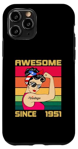 ���B���e�[�W 1951 �a�����v���[���g �����p 75�� 1951�N���܂� �X�}�z�P�[�X iPhone 11 Pro �p
