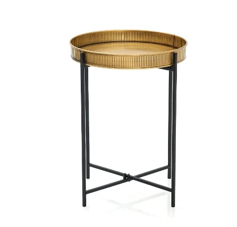 Image of Coffee Tables Modern Design Table for Living Room Side Table Tea Tray Coffee Table Home Decor (Black)