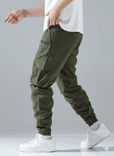 Image of INKKR Men Cargo || Men Zipper Cargo Pants Cotton ||