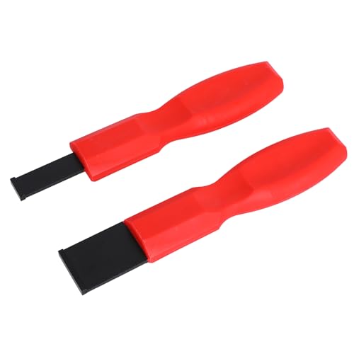 Penitue 2pcs Carbide Scraper Set, Super Carbide Gasket Scraper 1-1/4 Inch and 5/8 Inch Tools for Paint Glue Metal and Automotive