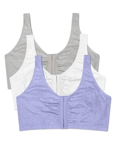 Image of Fruit of the Loom Women's Multi-Pack Front Close Sports Bra