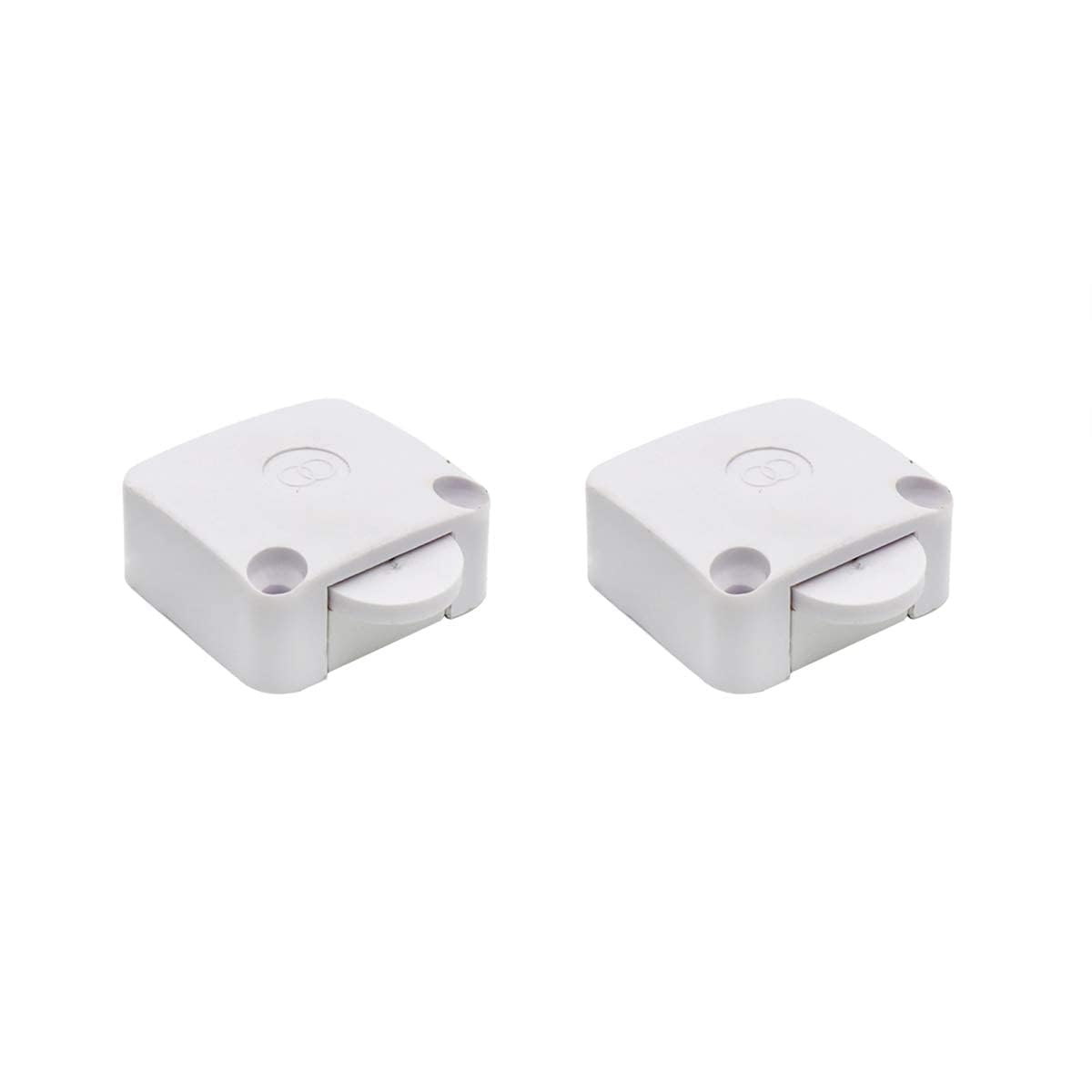 DIKANSHA White Wood Mech Wardrobe Cabinet Door Switch ON/OFF Cabinet Door Light Control Switch - Pack of 2-image-7