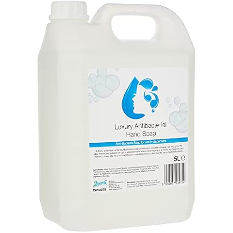 2WORK 2W03975 5 L Anti-Bacterial Hand Wash,Multicolor, Pack of 1 Cover