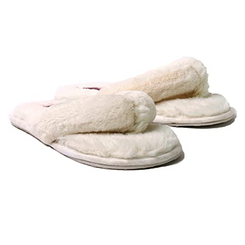 Millffy Womens Cozy Clear Slippers Flip Flop Slippers For Women Indoor Outdoor Slippers (Women Us 7-8, Beige) #TOP2