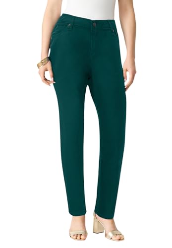 Roaman's Women's Plus Size Plus Size Classic Stretch Straight Leg Jean