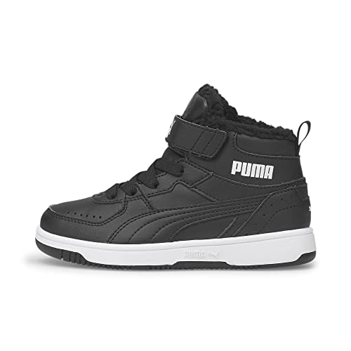 Puma Kinder Boots Puma Rebound Joy Fur 375479 Puma Black-White 28