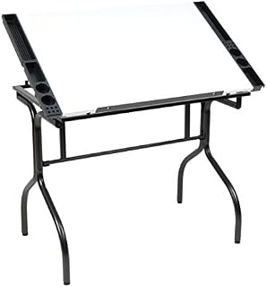 Studio Designs Folding Modern Top Adjustable Drafting Table Craft Table Drawing Desk Hob