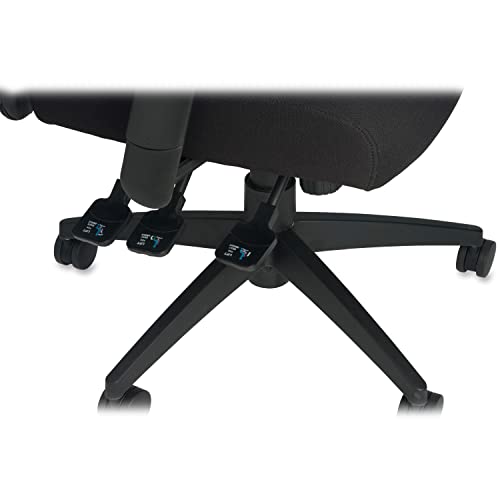 Lorell Executive High-Back Mesh Multifunction Chair, 46.3" X 27.8" X 27.8", Black #TOP5