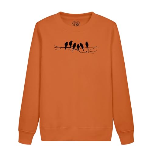 Sweatshirt enfant oiseaux pull automne hiver vêtement enfant imprimé graphique