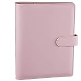 Antner A5 PU Leather Binder 6-Ring Notebook Binder Cover for A5 Filler Paper, Refillable A5 Personal...