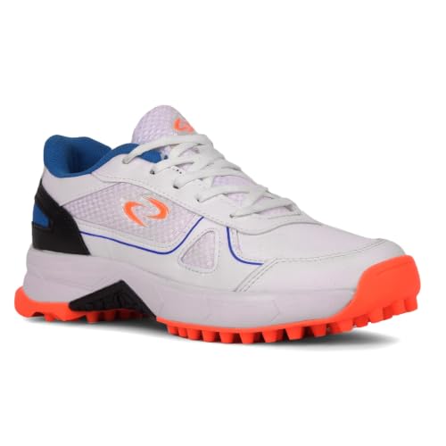 Image of SEAGA Sports Lightweight Cricket Shoes with Rubber Spikes Traction Grip