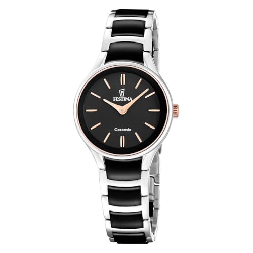 Festina montre pour femme F20752/7 montre-bracelet acier et cadran analogique vert