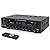 Pyle 400W Stereo Amplifier Receiver - BT Home Audio Amplifier with USB/SD Readers, FM Radio, 3.5mm Aux, Phono, Optical & Coaxial Inputs, LED Display, Mic Inputs, Built-in 2 in 1 HDMI Switch