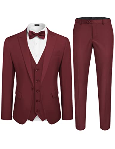Best 10 burgundy tuxedo  In 2022