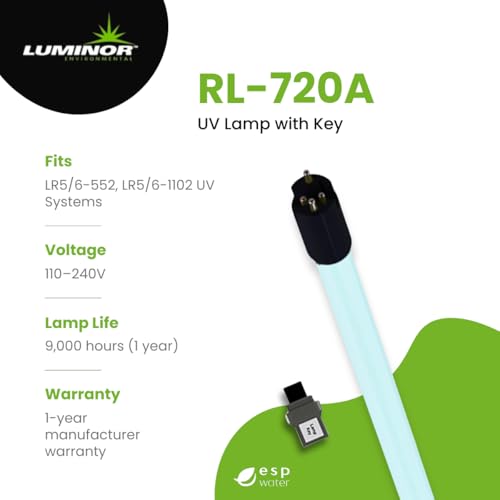 Lámpara UV Luminor RL-720A con llave compatible LR5-555 y LR6-1105 miniatura 2