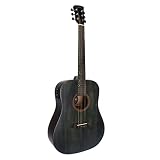 VIOLÃO ELÉTRICO CORAL 41' - TAMPO SÓLIDO EM SPRUCE - DARK SPRUCE - EQ 3 BANDAS – VGAC1954DS41 – TONANTE