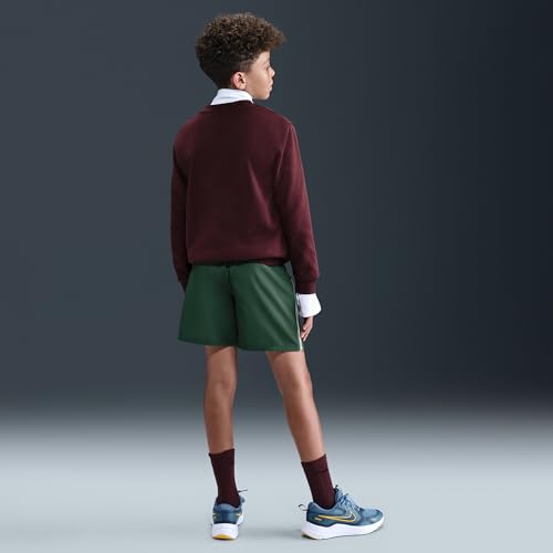 Nike Multi Big Kids' (Boys') Dri-FIT Woven Shorts (Fir/Light Orewood Brown)3