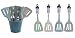 Produktbild Zeal Pfannenwender mit Schlitzen, Silikon, antihaftbeschichtet, 30 cm, Enteneiblau