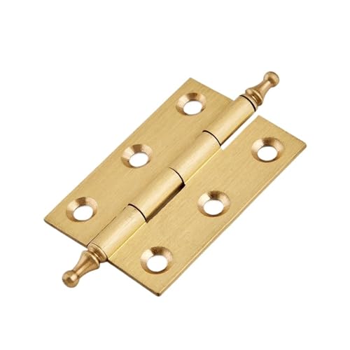 オーバーレイキャビネット隠しドアヒンジ 1個のブラシ仕上げ装飾キャビネット食器棚ドアバットヒンジ(2.5 inch)