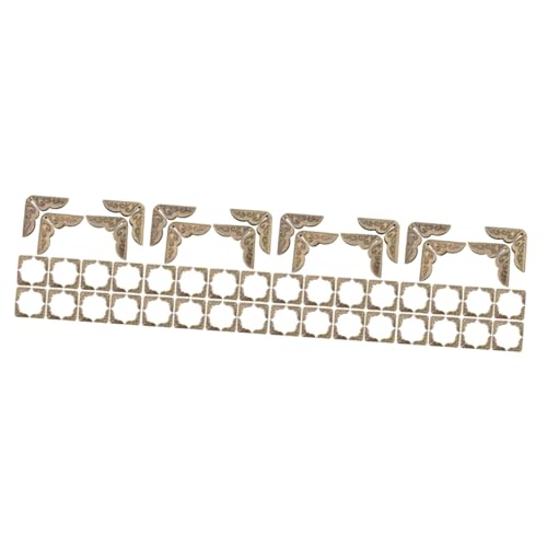 Uonlytech 400 Peças Álbum De Fotos Decalque De Canto Protetores De Ângulo De Ferro Protetores De Can