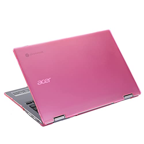 mCover Case Compatible for 2021~2022 13.3' Acer Chromebook Enterprise Spin 513 R841T Series Convertible Notebook Computer ONLY (NOT Fitting Other Acer Models) - Pink