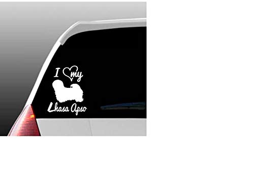 CELYCASY - Adesivo per finestrino auto, motivo: i