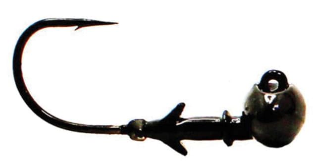 Dobyns Rods FBHEADBLK13PK Black Football Head, Gamakatsu hook size 4/0 3 pack 1 oz Black Football Head, Gamakatsu hook size 4/0 3 pack, 1 oz