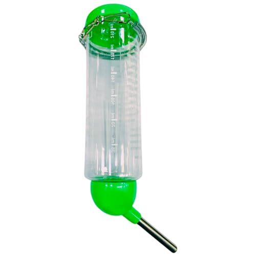 Drinker 250 ml Chalesco para Roedores e Pequenos Animais – Bebedouro Automático com Bico Metálico, Cores Sortidas
