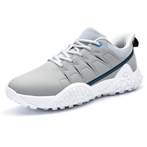 TEOHRW Wide Mens Slip-on Golf Shoes