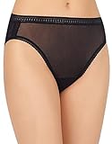 OnGossamer womens Gossamer Mesh Hi-cut Panty briefs underwear, Black, Medium US